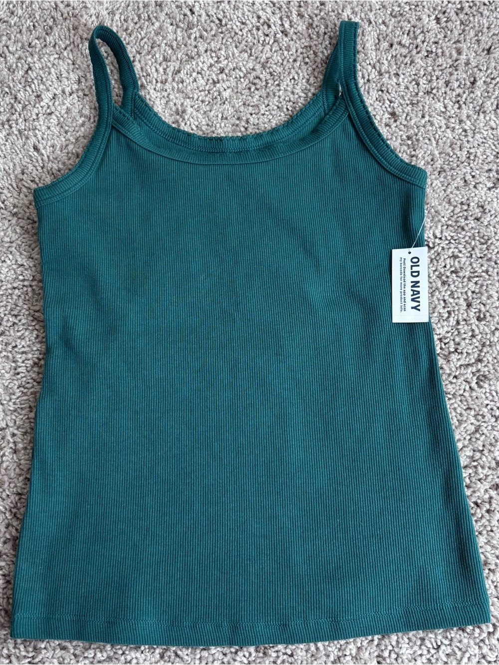 NWT Old Navy Green Ribbed Cami